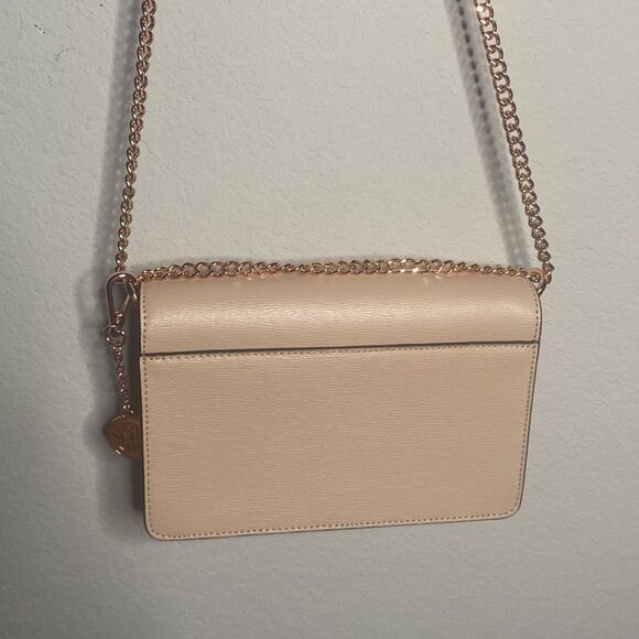 DKNY Pink crossbody with rose gold chain adjustable strap Women’s Purse Handbag - Picture 7 of 9